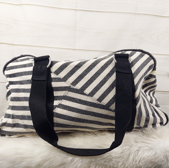 Roxy canvas striped duffle bag - Picture 2 of 11
